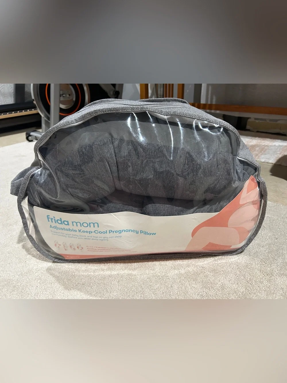 Frida Mom Cooling Adjustable Pregnancy Pillow